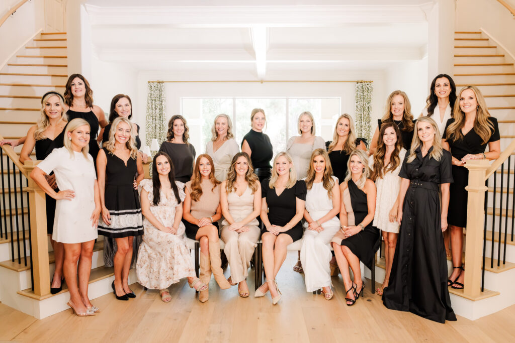 The team at The Woodlands Style House. Eighteen of the stylists are in The Woodlands, and three work in the Austin area. (Photo by Nicole Oman)