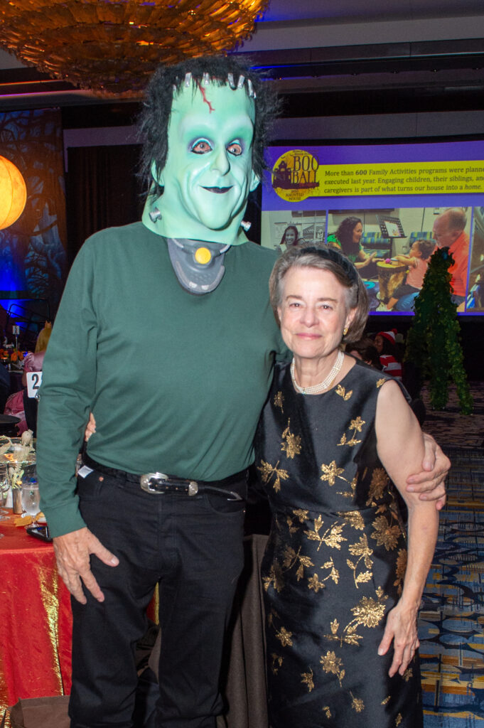 Wade Upton & Flo McGee at the Ronald McDonald House Houston Boo Ball (Photo by Jacob Power)
