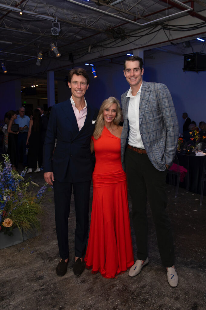 Wyatt Harris, Nancy C. Rogers, John Isner (photo by Tamytha Cameron) 