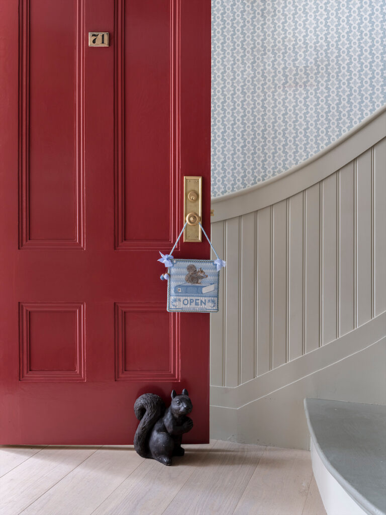 Paige, a fictional squirrel that lives inside the bookstore.  (Photo by Sarah Winchester)