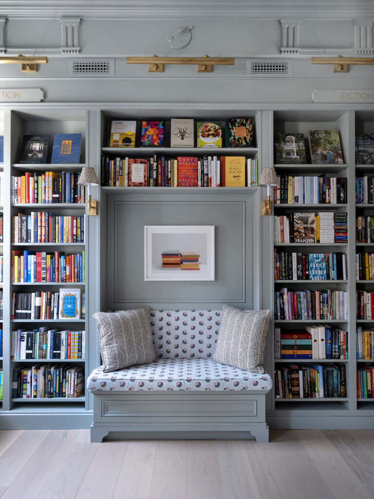 A reading nook in Beacon Hill Books.  (Photo by Sarah Winchester)