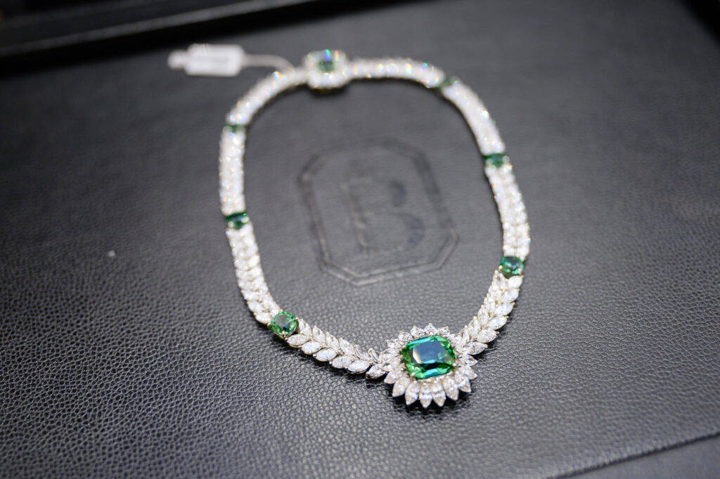 DeBoulle jewelry was on display at The Orange Show Gala kickoff at deBoulle (Photo by Si Vo Photography)