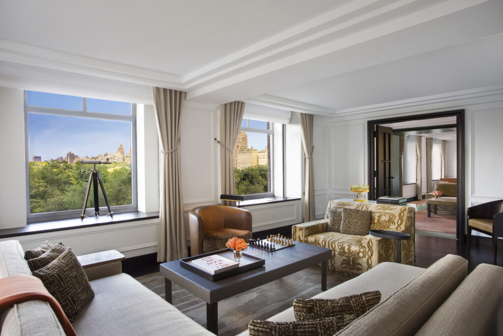 With prime location next to Central Park, suites come with supreme views. (Courtesy)