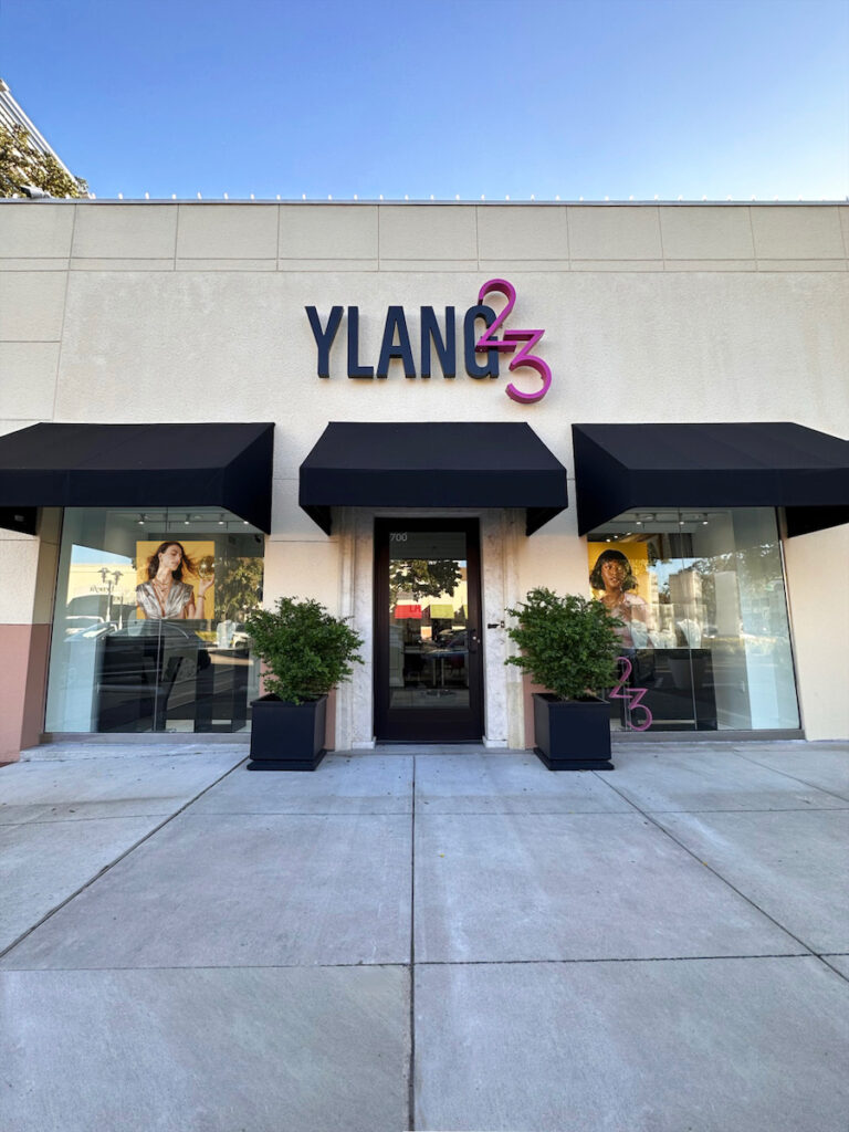 The Ylang 23 storefront at The Plaza at Preston Center. 