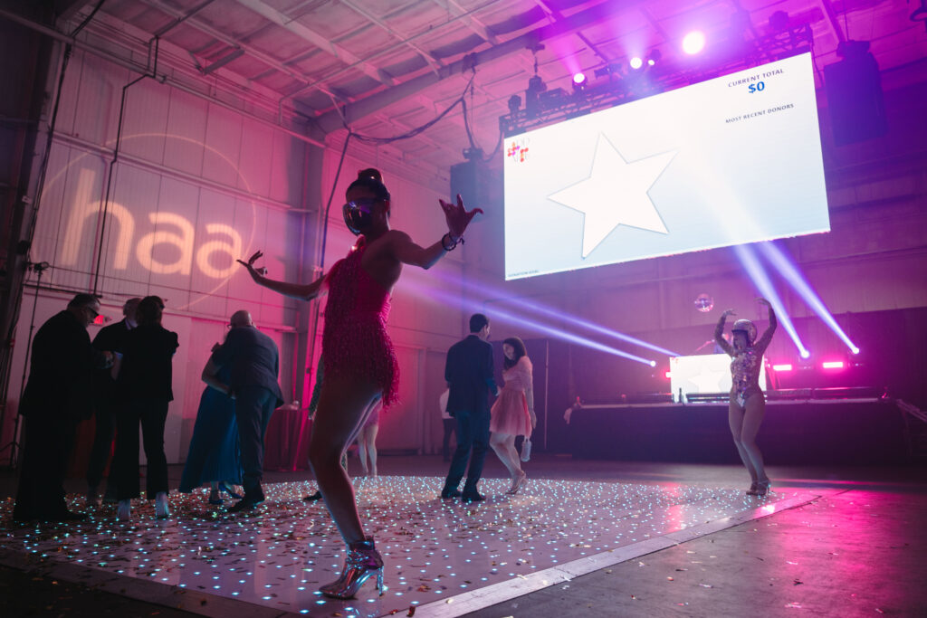 Guests danced into the night at Houston Arts Alliance's Add On Art Gala. (Photo by Johnny Than)