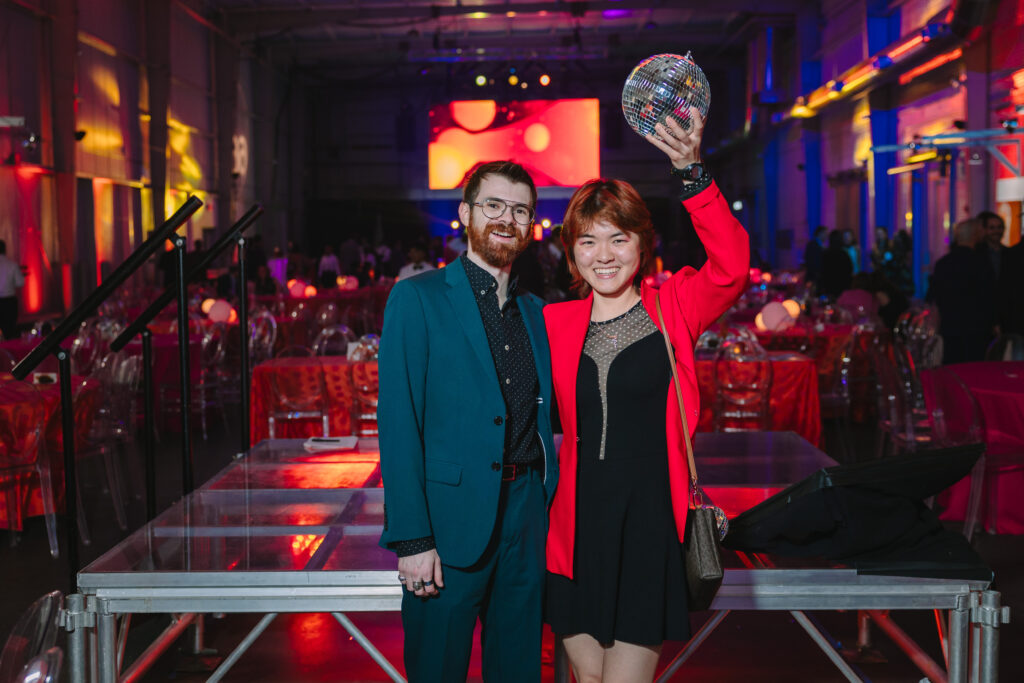 Rhys Roberts, Caitlin Hsu at Houston Arts Alliance's Add On Art Gala (Photo by Johnny Than)