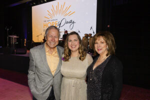 Alan Halliburton, Amy McCloskey and Vanita Halliburton, Grant Halliburton Foundation co-founders (Photo by Simon Luna)