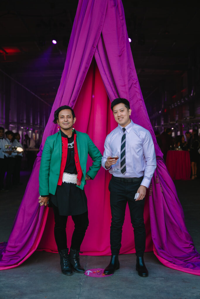 Featured artists Alex Ramos, Billy Baccam of Input Output at Houston Arts Alliance's Add On Art Gala (Photo by Johnny Than)