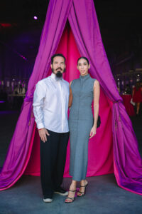 Featured artist Reynier Leyva Novo & Ana Moreira at Houston Arts Alliance's Add On Art Gala (Photo by Johnny Than)