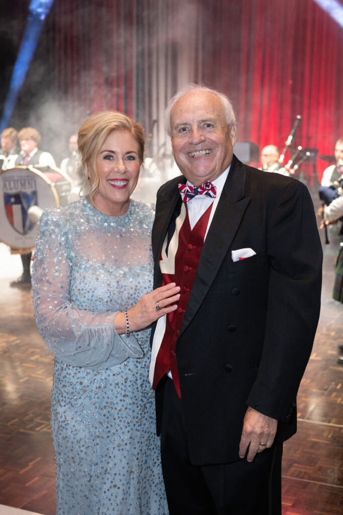 Ann Hughes, Kevin Howard at the British American Foundation of Texas gala (Photo by Wilson Parish)