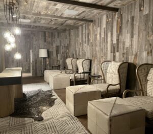 Bowie – Pre-treatment relaxation room at Ash Spa. (Photo by Courtney Dabney)