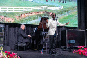 Brandon Watzz performs at the 2023 Grand Gala Ball; Photo by Jenny Antill Clifton