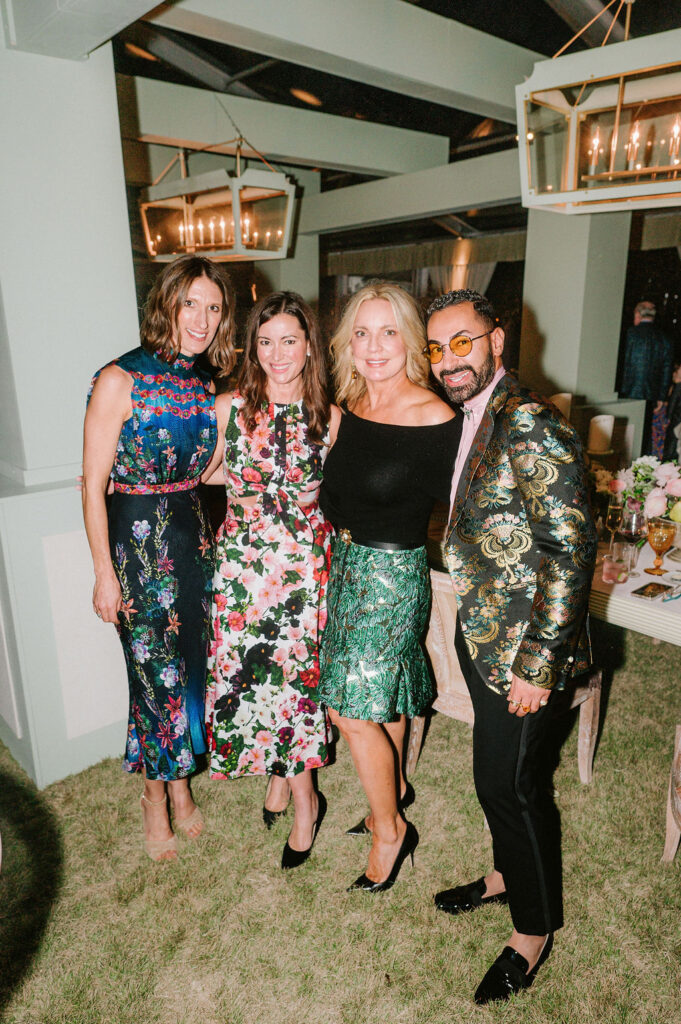 Marissa Kiefer, Jayne Johnston, Melissa Juneau, Fady Armanious at Children's Memorial Hermann Hospital 'Fare La Fête' gala in Memorial Park. (Photo by Joseph West)
