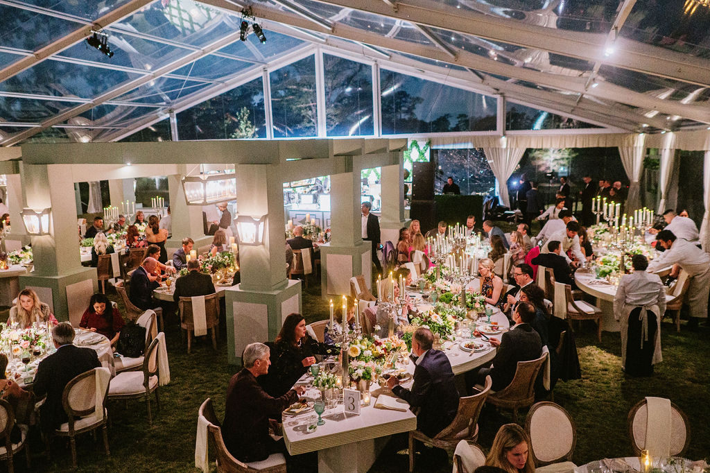 Children's Memorial Hermann Hospital 'Faire La Fête' tent in Memorial Park's Clay Family Eastern Glades (Photo by Joseph West)