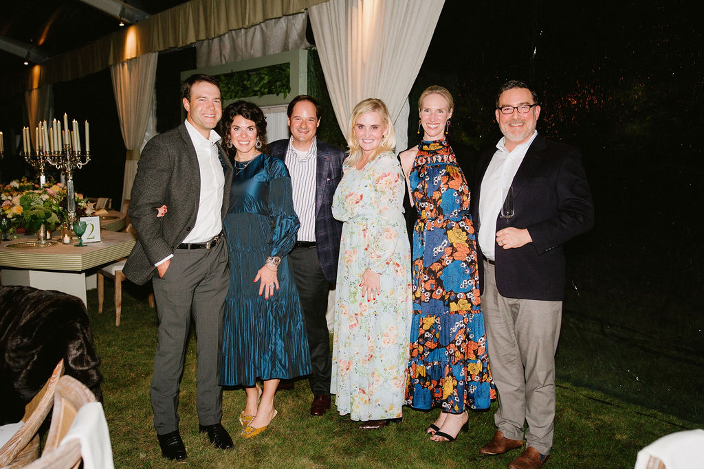 Jessica & Gray Lisenby, Scott & Jennifer Allison, Gwendolyn & Jodie Meraz at Children's Memorial Hermann Hospital 'Fare La Fête' gala in Memorial Park. (Photo by Joseph West)