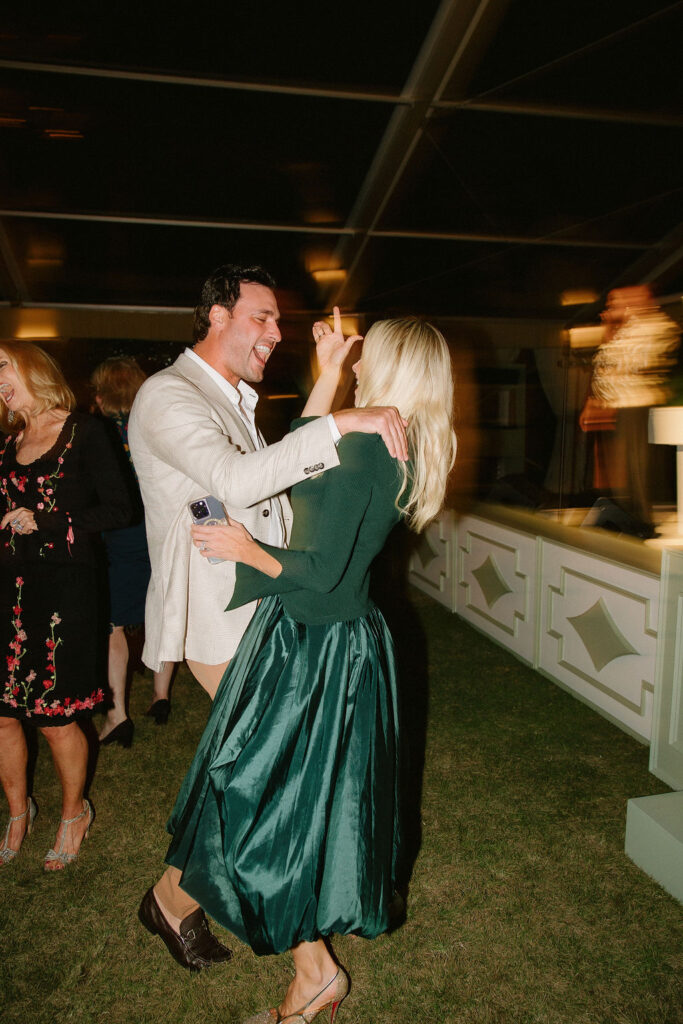 Lane & Chita Craft on the dance floor at Children's Memorial Hermann Hospital 'Fare La Fête' gala in Memorial Park. (Photo by Joseph West)