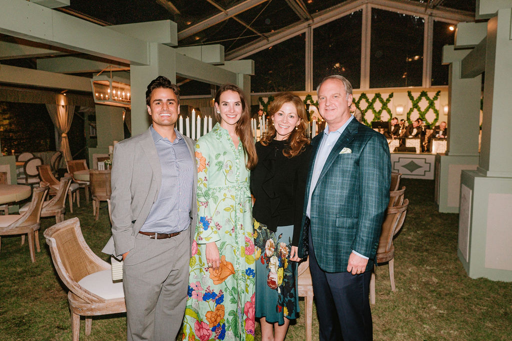 Lawson Gow, Lauren Gow, Jill & Brad Deutser at Children's Memorial Hermann Hospital 'Fare La Fête' gala in Memorial Park. (Photo by Joseph West)