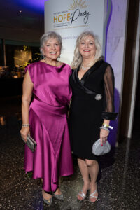Camille Owens and Karen Goetting, The Hope Party co-chairs (Photo by Simon Luna)