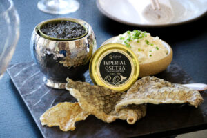 Caviar Service Katami Houston restaurant