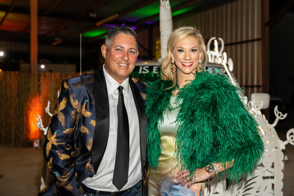 Chris & Katherine Gillman at Orange Show Gala Where the Wild Things ART (Photo by Emily Jaschke and David DeHoyos)