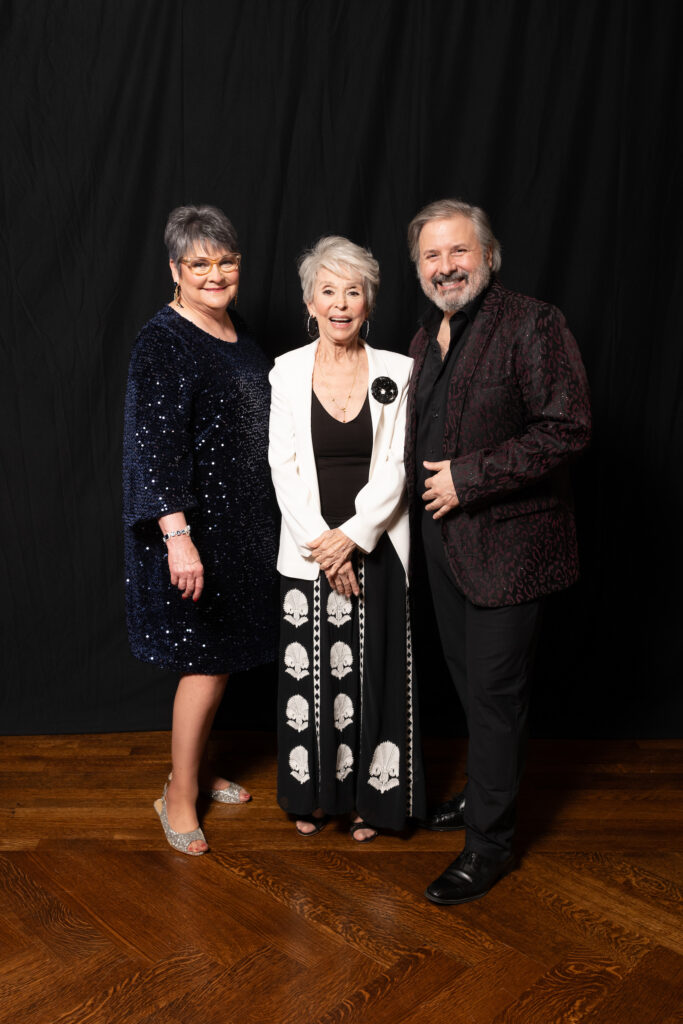 Cissy Segall Davis, Rita Moreno, Ernie Manouse at the 100th anniversary celebration of Miller Outdoor Theatre. (Photo by Daniel Ortiz)