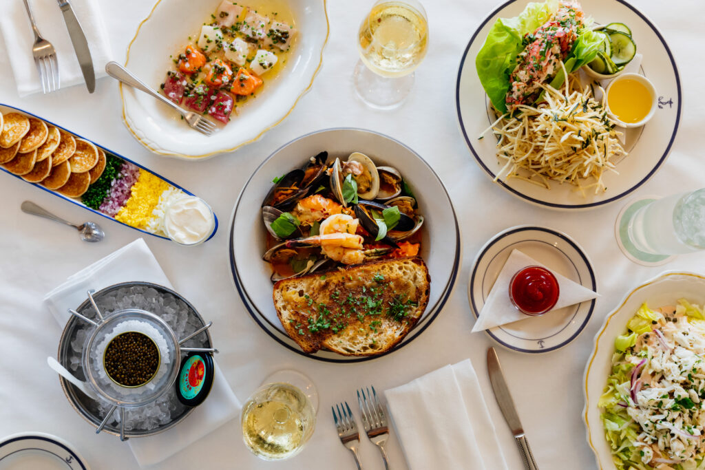 Dishes at Clark's Houston (Photo by Justin Book)