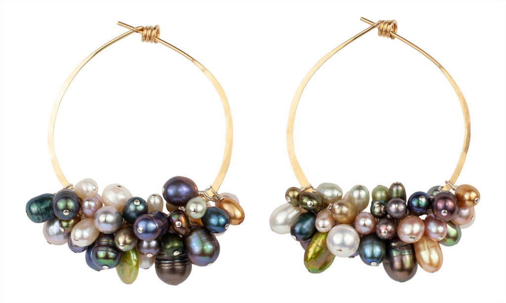 Presley Oldham Compost Hoop in gold (from $620)