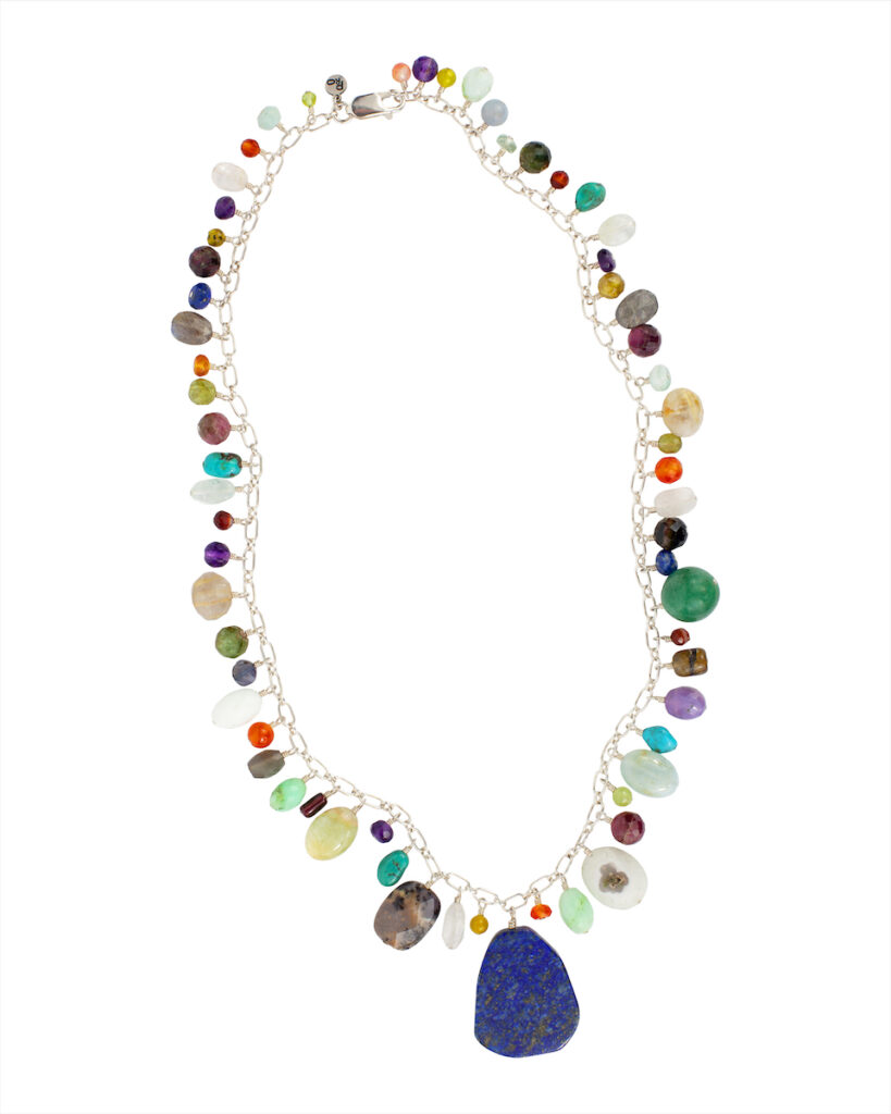 The Presley Oldham gemstone Compost Necklace (from $1,200)