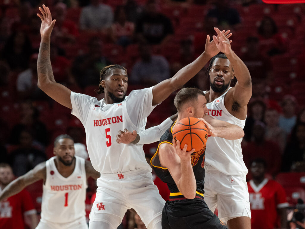 University of Houston basketball stands on a foundation of stifling defense. (Photo by F. Carter Smith)