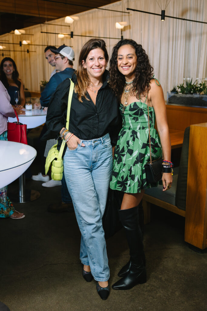 Ally Shell-van Koolwijk, Jasmine Long at Foreign Fare launch at Traveler's Table (Photo by Johnny Than)