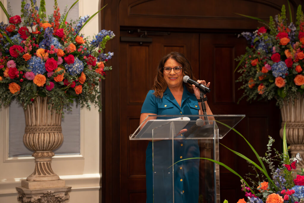 Rebecca Lopez, emcee and Nine-Time Emmy Award Winning Senior Reporter, WFAA-TV. (Photo by Danny Campbell and Rob Wythe/Wythe Portrait Studio)