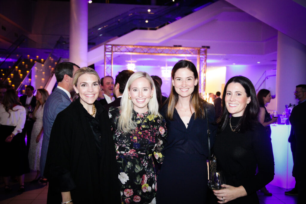 Lara Pryor, guest, Bridget Barbier-Mueller, and guest. (Photo by Ren Morrison)