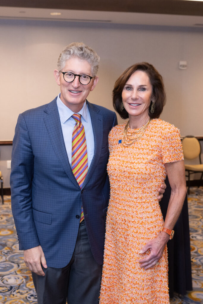 David & Heidi Gerger at Holocaust Museum Houston's Guardian of the Human Spirit Award luncheon.  (Photo by Wilson Parish)