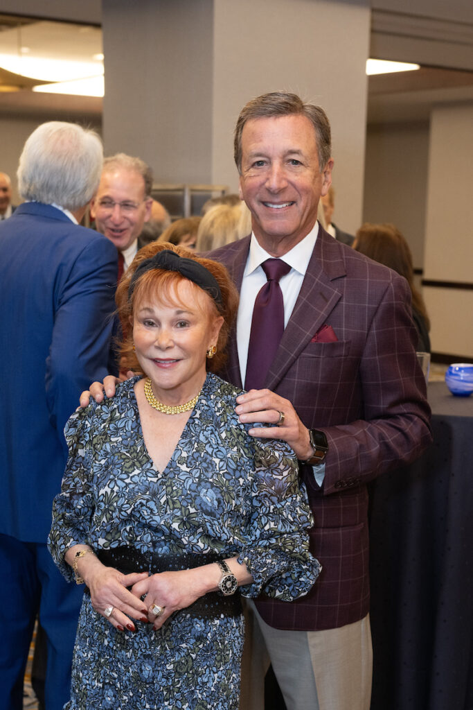 Nancy & Jack Dinerstein at Holocaust Museum Houston's Guardian of the Human Spirit Award luncheon.  (Photo by Wilson Parish)