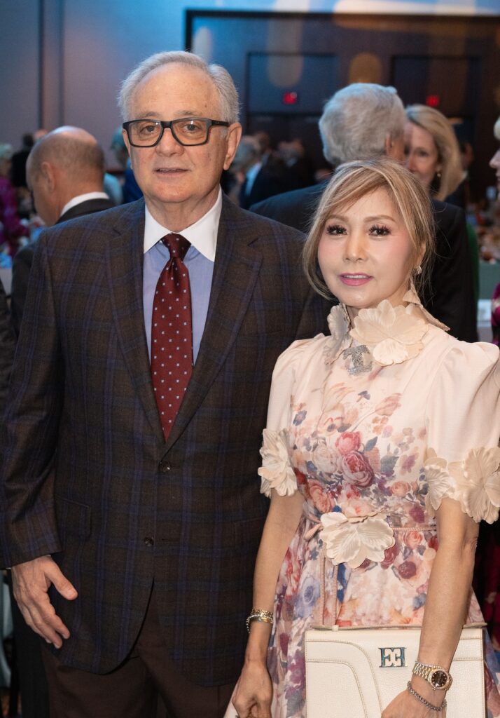 Michael & Tuyet Kaplan at Holocaust Museum Houston's Guardian of the Human Spirit Award luncheon.  (Photo by Wilson Parish)