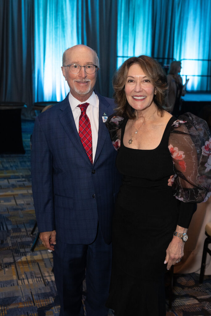 Mark & Judy Mucasey at Holocaust Museum Houston's Guardian of the Human Spirit Award luncheon.  (Photo by Wilson Parish)