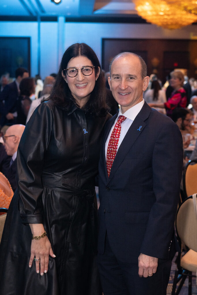 Elyse & Lewis Kalmans at Holocaust Museum Houston's Guardian of the Human Spirit Award luncheon.  (Photo by Wilson Parish)