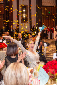 Danielle Gillespie celebrating her win – Photog – David Power (Photo by Photo by David Power)