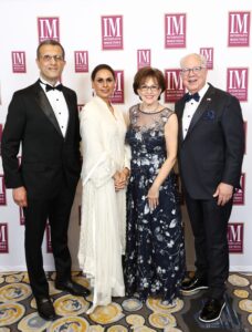 Dr Faisal and Tehmina Masud with Karen and Jay Harberg (Photo by Quy Tran)