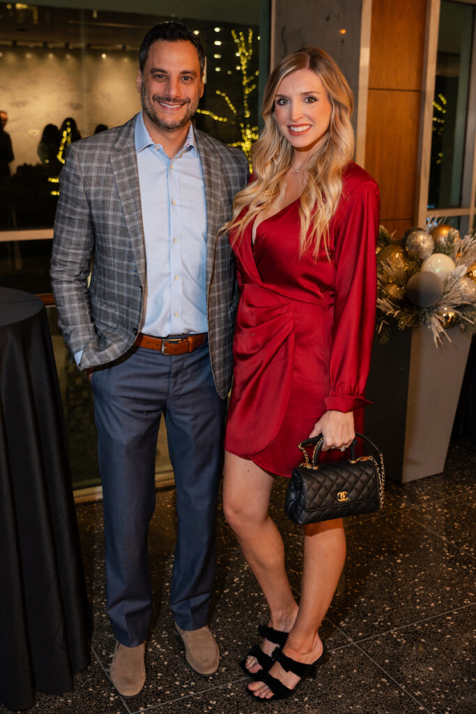 Dr. Louis DeGironemo, M.D., D.C., board member, Christopher Barkley Foundation (Presenting Sponsor) and Sarah DeGironemo (Photo by Simon Luna)