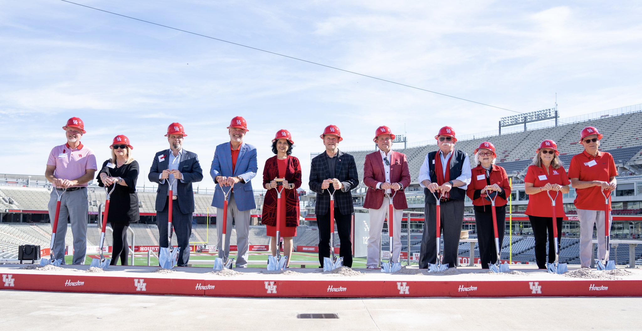 University of Houston football operations center groundbreaking