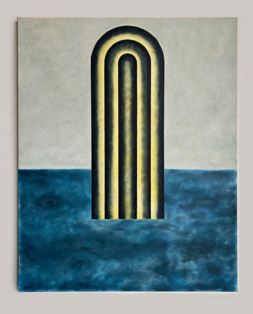 Johnny Floyd's "Transatlatic Obelisk." (Courtesy Johnny Floyd and Conduit Gallery, Dallas)