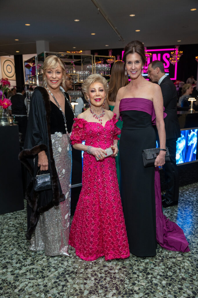 Franci Neely, Margaret Alkek Williams, Phoebe Tudor at the Museum of Fine Arts, Houston Grand Gala Ball (Photo by Jenny Antill)