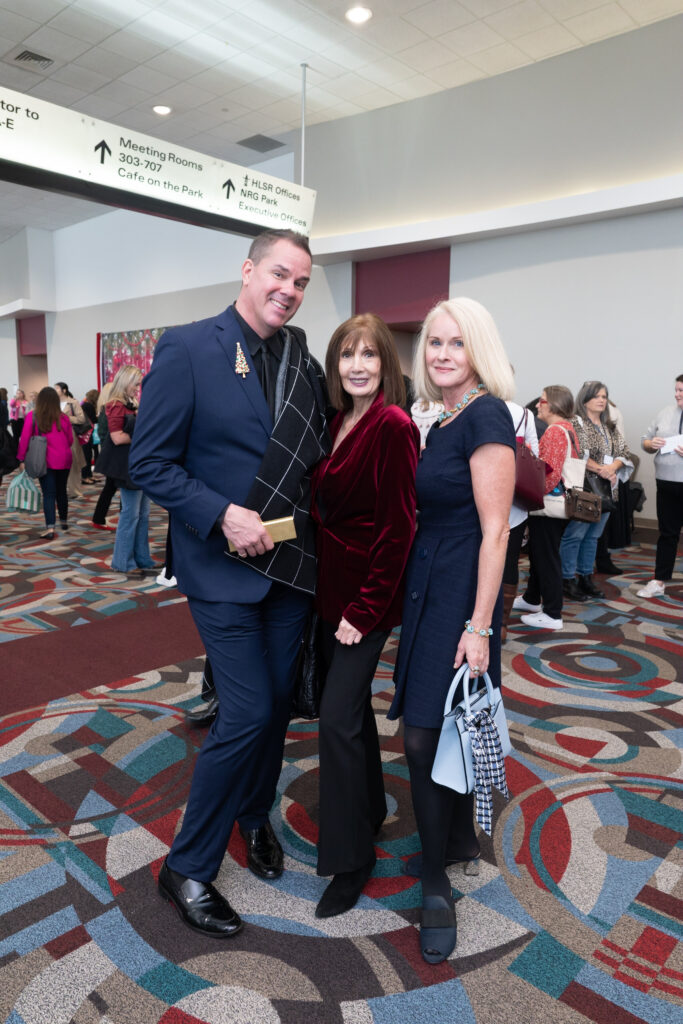 Graham Gemoets, Gloria Benedict, Christine Tabaize at the Houston Ballet Nutcracker Market Wells Fargo Preview Party. (Photo by Daniel Ortiz)