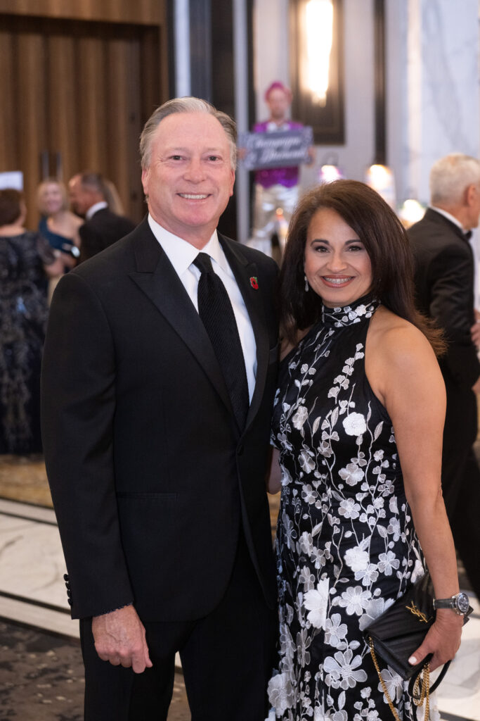 Greg & Terri Ebel at the British American Foundation of Texas gala (Photo by Wilson Parish)