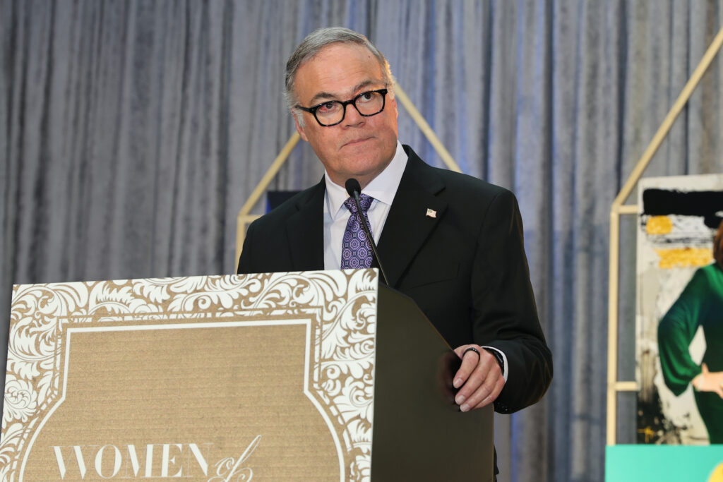 Houston reVision CEO Charles Rotramel at the Women of Substance luncheon. (Photo by Priscilla Dickson)
