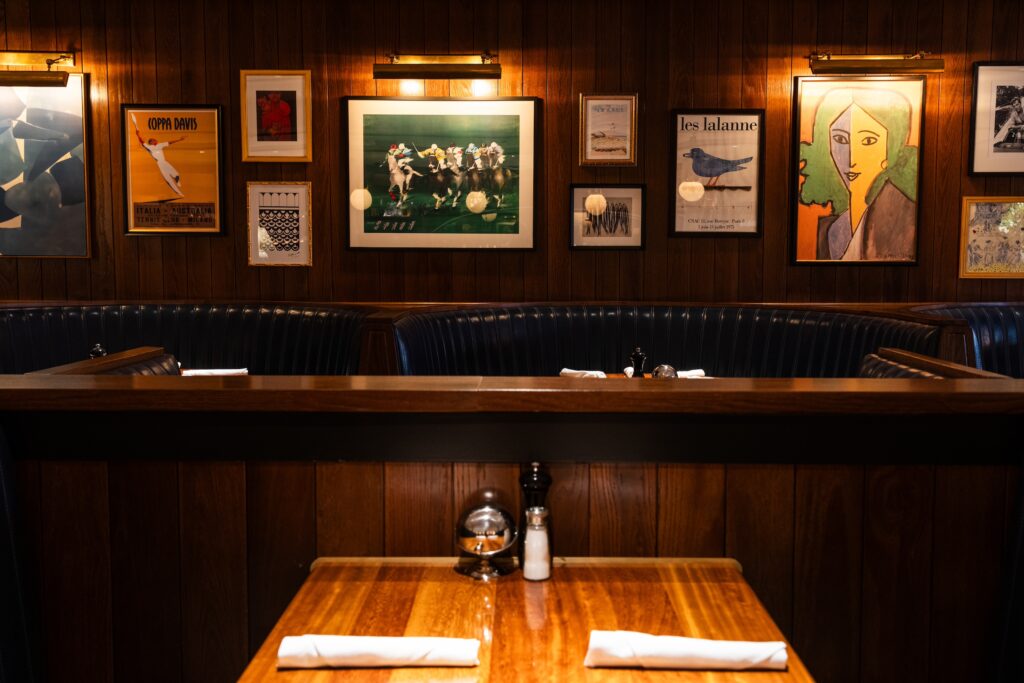 Step inside the 4,600 square foot space, poised next door to Brasserie 19 in the River Oaks Shopping Center on West Gray, and it feels like a stylish mash-up where Ralph Lauren’s tasteful blue-and-white Chinoiserie décor meets Hillstone (Houston’s). (Photo by Becca Wright)