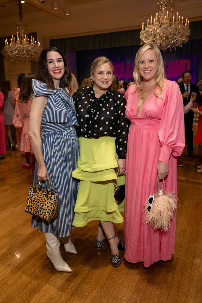 Valerie Dittner, Leah Shiels, Mariel Sawicki at the La Petite Maison Gala (Photo by Jenny Antill Clifton)
