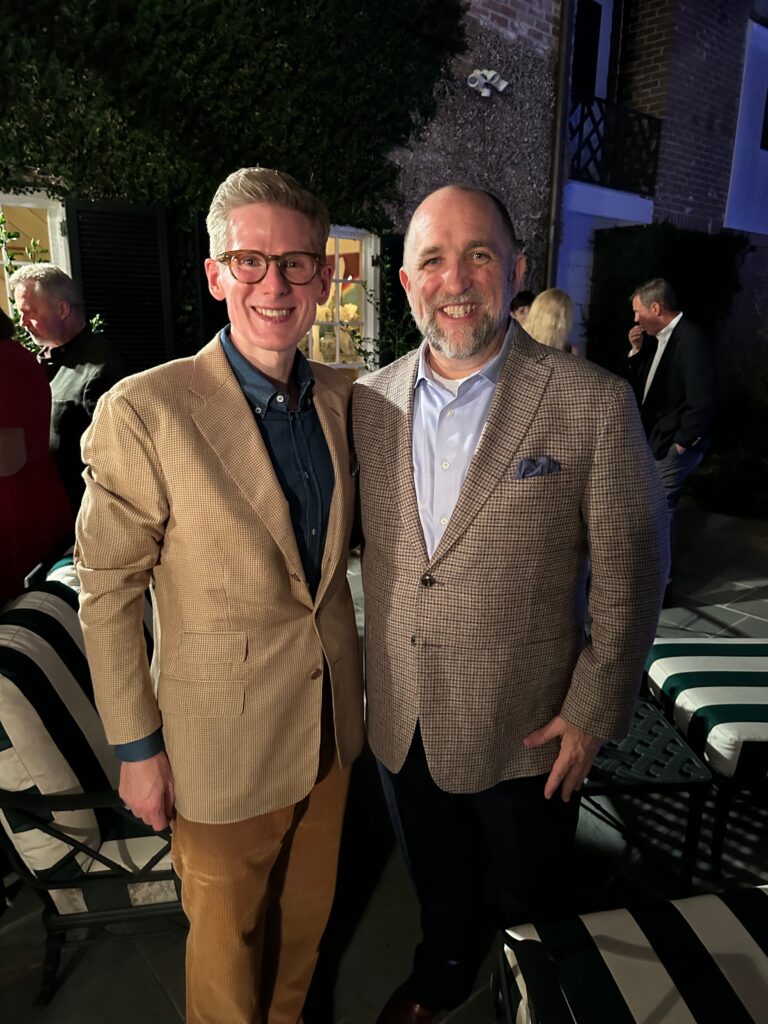 Daniel Irion, Kirk Kveton at the Houston Ballet Ball kick-off party. (Photo by Shelby Hodge)