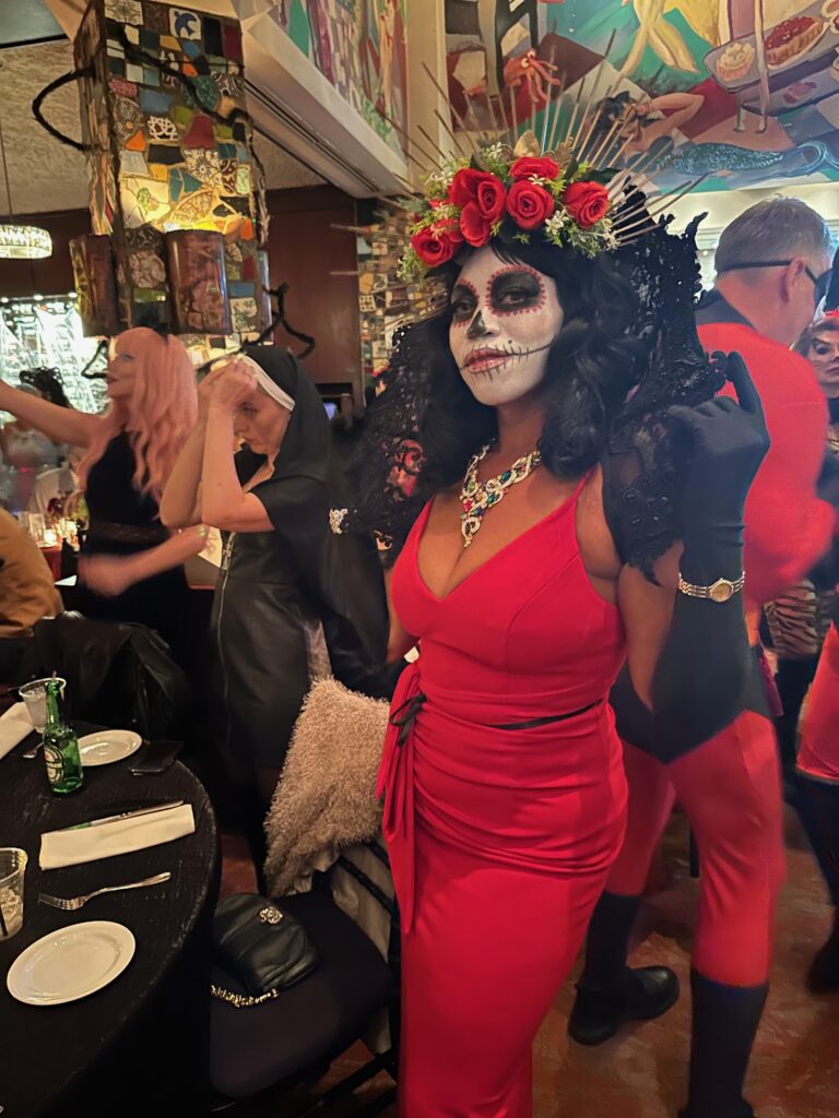 Our favorite Frida Khalo at the rocking La Griglia final Halloween costume bash at the original in River Oaks Shopping Center. (Photo by Shelby Hodge)